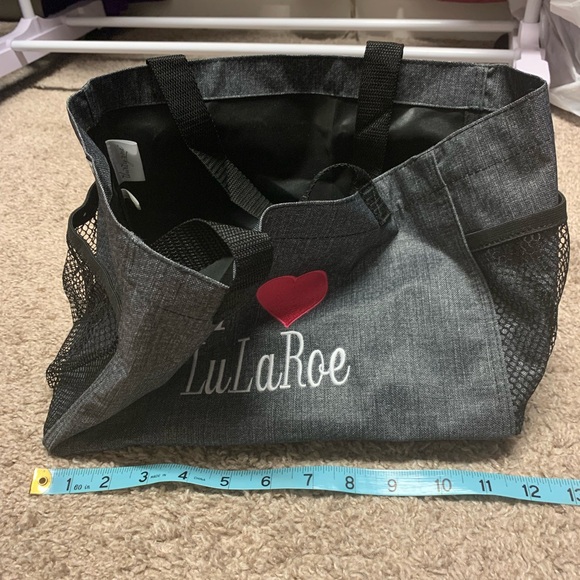 Thirty One signature collection miniature tote bag I Love LuLaRoe like new EUC - Picture 12 of 16